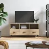 Image de vidaXL Meuble TV chêne sonoma 102x36x50 cm bois d'ingénierie829007
