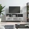 Image de vidaXL Meuble TV gris bÃ©ton 102x36x50 cm bois d'ingÃ©nierie