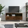 Image de vidaXL Meuble TV chÃªne marron 102x36x50 cm bois d'ingÃ©nierie