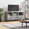Image de vidaXL Meuble TV gris béton 102x36x50 cm bois d'ingénierie829064