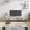 Image de vidaXL Meuble TV gris béton 150x36x30 cm bois d'ingénierie829128