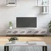 Image de vidaXL Meuble TV gris béton 150x36x30 cm bois d'ingénierie829160