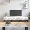 Image de vidaXL Meuble TV blanc 150x36x30 cm bois d'ingénierie829172