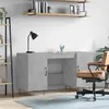 Image de vidaXL Bureau gris béton 140x50x75 cm bois d'ingénierie829544