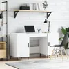 Image de vidaXL Bureau blanc 140x50x75 cm bois d'ingénierie829564