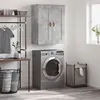 Image de vidaXL Armoire murale gris béton 69,5x34x90 cm bois d'ingénierie830360