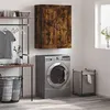 Image de vidaXL Armoire murale chêne fumé 69,5x34x90 cm bois d'ingénierie