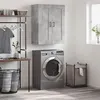 Image de vidaXL Armoire murale gris béton 69,5x34x90 cm bois d'ingénierie830392