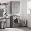 Image de vidaXL Armoire murale sonoma gris 69,5x34x90 cm bois d'ingénierie830394