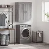 Image de vidaXL Armoire murale sonoma gris 69,5x34x90 cm bois d'ingÃ©nierie