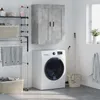 Image de vidaXL Armoire murale gris bÃ©ton 69,5x34x90 cm bois d'ingÃ©nierie