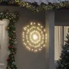 Image de vidaXL Ãtoile rayonnante de NoÃ«l 140 LED 8 pcs blanc chaud 17 cm