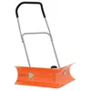 Image de vidaXL Pelle Ã  neige double angle avec poignÃ©e extensible orange acier