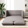 Image de vidaXL Canapé-lit 2 en 1 taupe 112x174x55 cm tissu353969