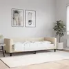 Image de vidaXL Lit de repos sans matelas crème 80x200 cm tissu