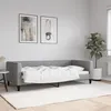Image de vidaXL Lit de repos sans matelas gris clair 90x200 cm tissu