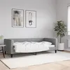 Image de vidaXL Lit de repos sans matelas gris clair 90x190 cm tissu