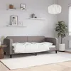 Image de vidaXL Lit de repos sans matelas taupe 80x200 cm tissu