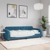 Image de vidaXL Lit de repos sans matelas bleu 80x200 cm velours