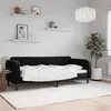 Image de vidaXL Lit de repos sans matelas noir 80x200 cm velours