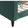 Image de vidaXL Lit de repos vert foncÃ© 90x200 cm velours