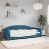Image de vidaXL Lit de repos sans matelas bleu 90x200 cm velours