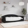 Image de vidaXL Lit de repos noir 90x200 cm velours
