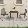 Image de vidaXL Lit de repos noir 90x200 cm velours