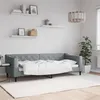 Image de vidaXL Lit de repos sans matelas gris clair 80x200 cm tissu