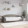Image de vidaXL Lit de repos sans matelas taupe 80x200 cm tissu