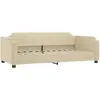 Image de vidaXL Lit de repos sans matelas crème 80x200 cm tissu