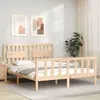 Image de vidaXL Cadre de lit sans matelas 160x200 cm bois massif de pin3192436
