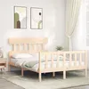 Image de vidaXL Cadre de lit sans matelas 140x200 cm bois massif de pin3193336