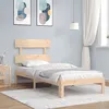 Image de vidaXL Cadre de lit sans matelas 90x200 cm bois de pin massif3193516