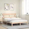 Image de vidaXL Cadre de lit avec tÃªte de lit 160x200 cm bois massif