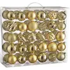 Image de Boules de NoÃ«l incassable dorÃ© - 60 piÃ¨ces