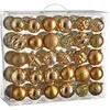 Image de Boules de NoÃ«l incassable cuivre - 60 piÃ¨ces