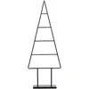 Image de Mica Decorations DÃ©coration de sapin de NoÃ«l - L34 x l12 x H90 cm - Fer - Noir