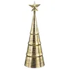 Image de Mica Decorations Décoration de sapin de Noël - H36 x Ø11 cm - Aluminium - Doré