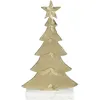 Image de Mica Decorations DÃ©coration de sapin de NoÃ«l - L18 x l7 x H32 cm - Aluminium, Marbre - Champagne