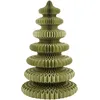 Image de Mica Décorations Décoration sapin de Noël - H212 x Ø148 cm - Papier - FSC 100% - Vert