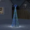 Image de vidaXL Arbre de NoÃ«l lumineux conique 275 LED bleu 180 cm