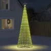 Image de vidaXL Arbre de Noël lumineux conique 688 LED blanc chaud 300 cm