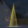 Image de vidaXL Sapin de Noël à LED 1544 LED blanc chaud 500 cm358072