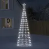 Image de vidaXL Arbre de Noël lumineux avec pointes 570 LED blanc froid 300 cm