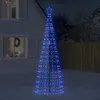 Image de vidaXL Arbre de Noël lumineux avec pointes 570 LED bleu 300 cm