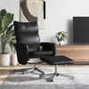 Image de vidaXL Vidaxl Fauteuil Inclinable De Massage Avec Repose-Pied Noir Similicuir