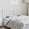 Image de vidaXL Tête de lit métal blanc 160 cm