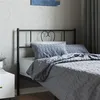 Image de vidaXL Tête de lit métal noir 75 cm