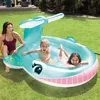 Image de Intex Piscine à pulvérisation Forme de baleine 201x196x91 cm